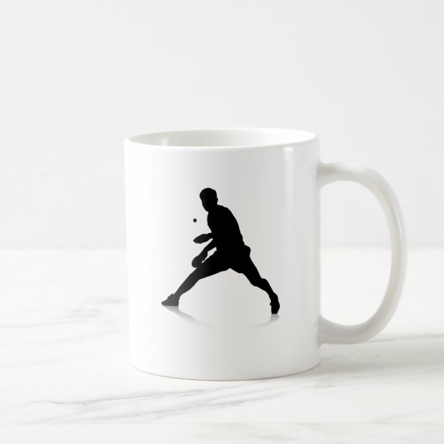 Caneca De Café Jogador de ténis de mesa (Direita)