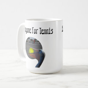 Caneca De Café Jogador De Tênis Pelicano Engraçado, Mug De Caf
