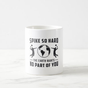 Caneca De Café Jogador De Voleibol, Dão Presente De Voleibol De