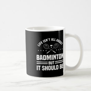 Caneca De Café Jogador desportivo de Badminton Jogo Atleta R