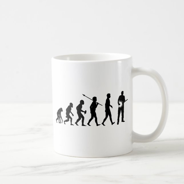 Caneca De Café Jogador do banjo (Direita)