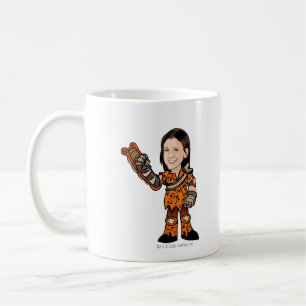 Caneca De Café Jogador dos funcionarios de LornaDesparow Tyrannia