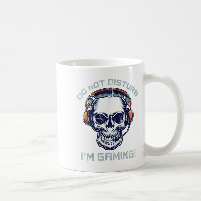 Caneca De Café Jogador - Não me incomode Estou jogando - Presente (Direita)