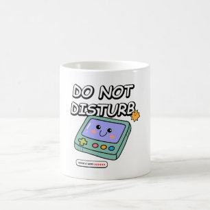 Caneca De Café Jogador no trabalho, não perturbe!