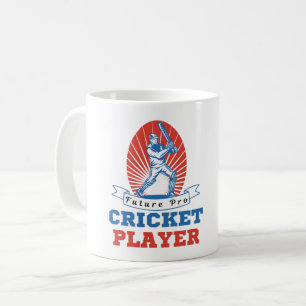 CANECA DE CAFÉ JOGADOR PROFISSIONAL DE CRÍQUETE NO FUTURO - AMANT