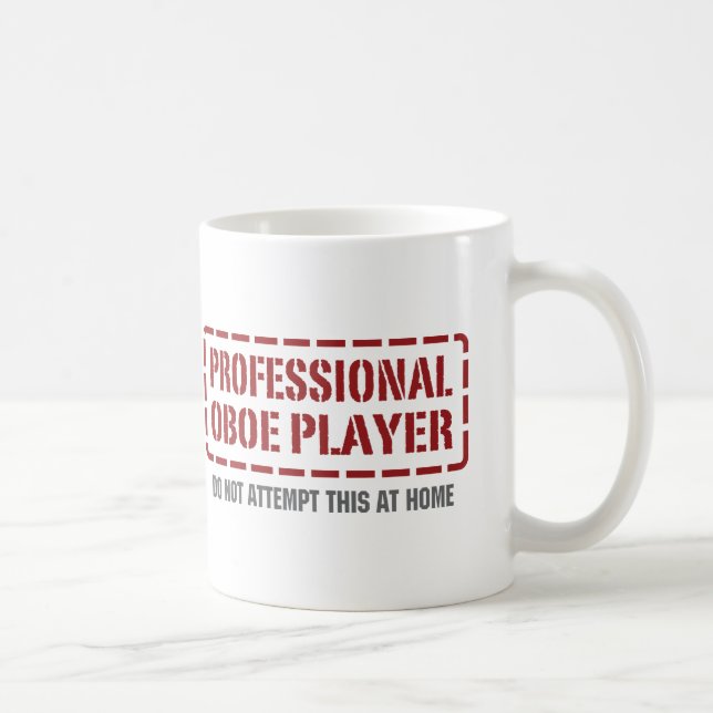 Caneca De Café Jogador profissional de Oboe (Direita)