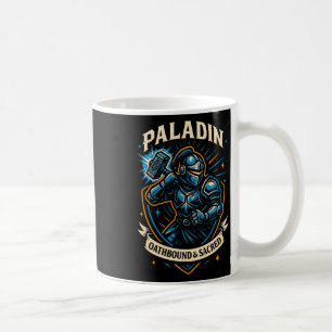 Caneca De Café Jogador Rpg Paladino D20 Dados Nerdy Geek Homens M