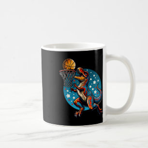 Caneca De Café Jogador Sketll T-rex Dinossauro 