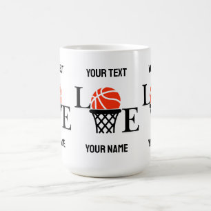 Caneca De Café Jogadora de basquete, Aniversário de Basquete