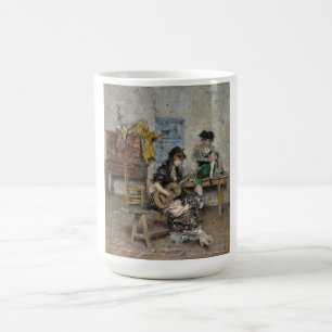 Caneca De Café Jogadora de Violão Flamenco (Guitarrista Espanhola
