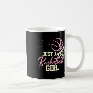 Caneca De Café Jogadoras de Bysketbyll Apenas Uma Garota De Byske