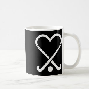 Caneca De Café Jogadoras de Hóquei de Campo Fofas Amam Símbolo