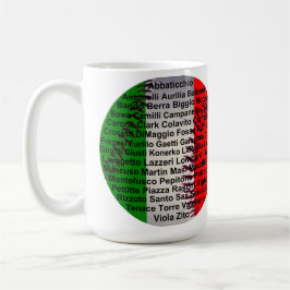 Caneca De Café Jogadores De Beisebol Italianos Americanos