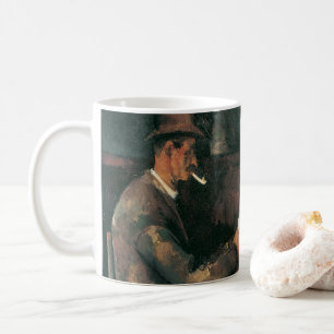 Caneca De Café Jogadores de Cartas de Paul Cezanne, Arte Fino Ant