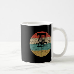 Caneca De Café Jogadores de Disco de Golfe Retro Vintage Discóbol
