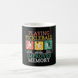 Caneca De Café Jogando Pickleball Melhora a Memória