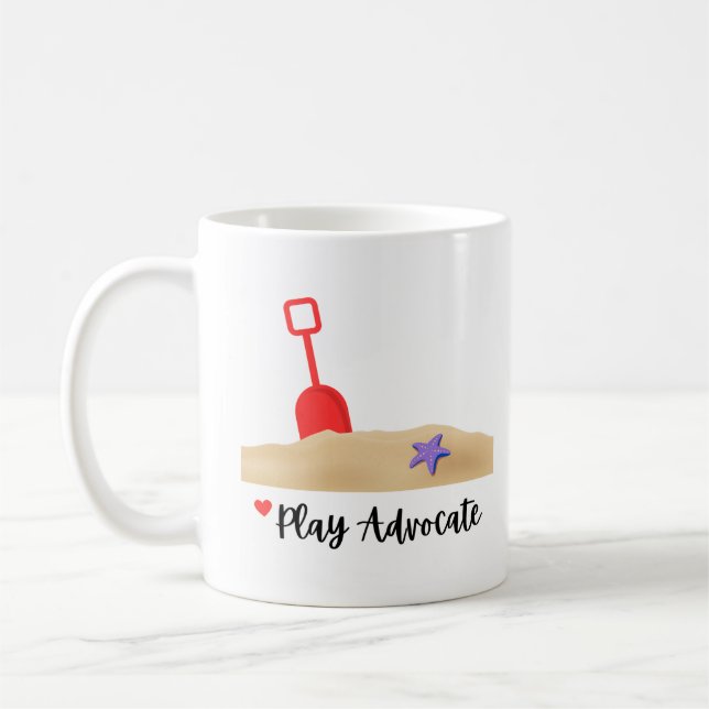 Caneca De Café Jogar Advogado Beachy Keen Mug (Esquerda)