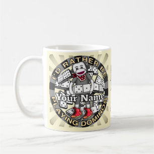 Caneca De Café Jogar Dominó