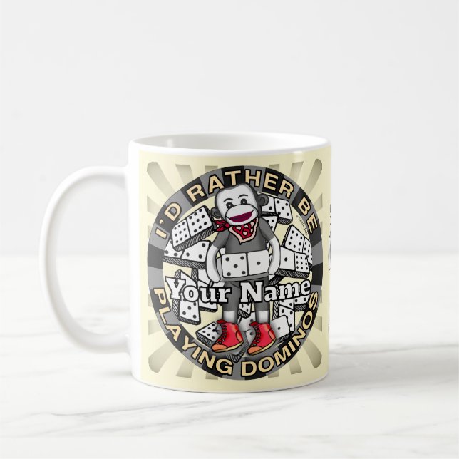 Caneca De Café Jogar Dominó (Esquerda)