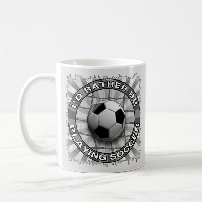 Caneca De Café Jogar Futebol  (Esquerda)