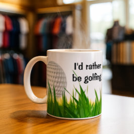 Caneca De Café Jogar Golfe
