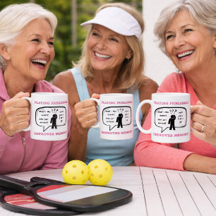 Caneca De Café Jogar Pickleball Melhora a Memória Divertido