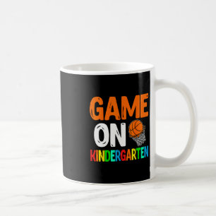 Caneca De Café Jogo Ativado Jardim de Infância Esboço 100º Dia de
