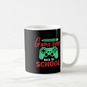 Caneca De Café Jogo Cruzar Bastão Sobre Volta às Aulas Applecl