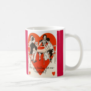Caneca De Café Jogo da ponte do dia de os namorados
