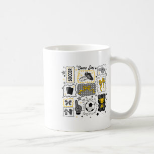Caneca De Café Jogo de Arco de Futebol Dia Coquette Arco Time de