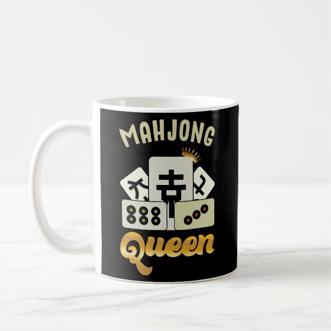 Caneca De Café Jogo De Conselho Mahjong Para O Jogador Mahjong E  (Esquerda)