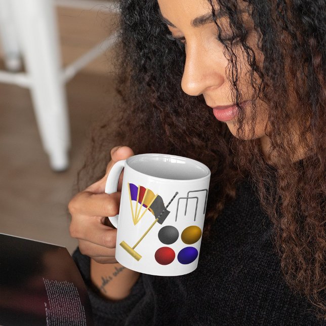 Caneca De Café Jogo De Croquet Mug (Criador carregado)