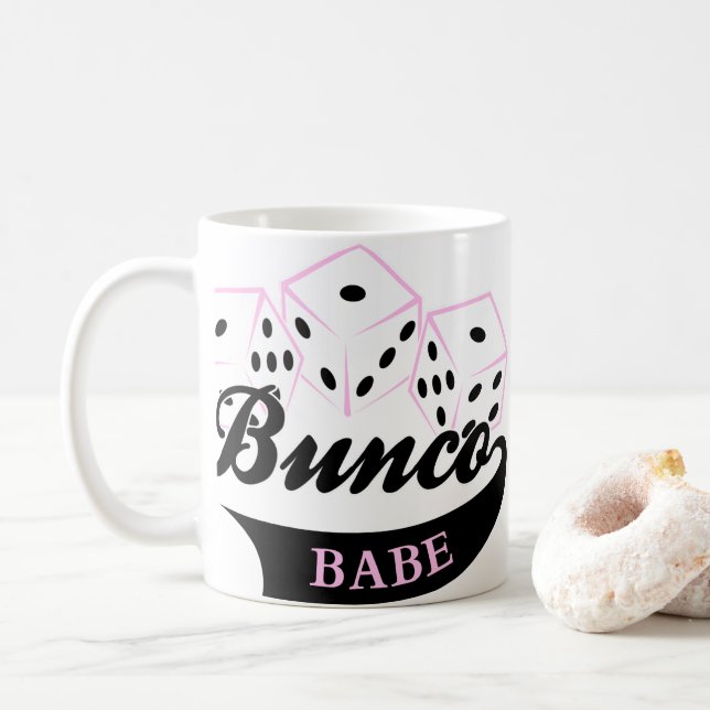 Caneca De Café Jogo de Dados Bunco (Com Donut)