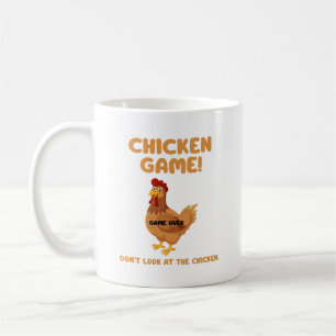Caneca De Café Jogo de frango Não olhe para o frango