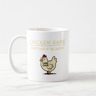 Caneca De Café Jogo de Frango Não Olhe Para o Frango Frango Diver