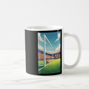 Caneca De Café Jogo de futebol esporte Ll campo jogar chute livre