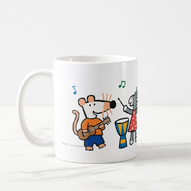 Caneca De Café Jogo de Maisy e de amigos na banda (Esquerda)