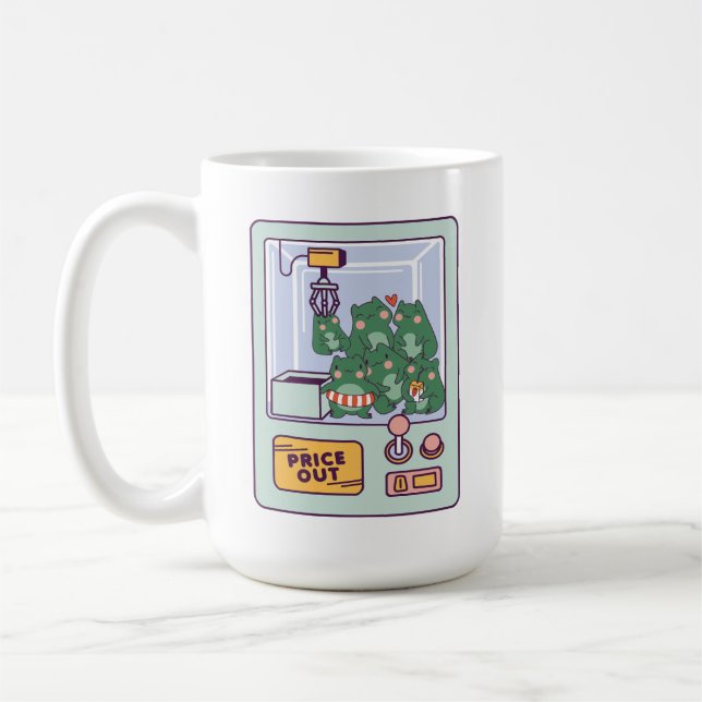 CANECA DE CAFÉ JOGO DE MÁQUINA DE GARRA DE RÃ (Esquerda)
