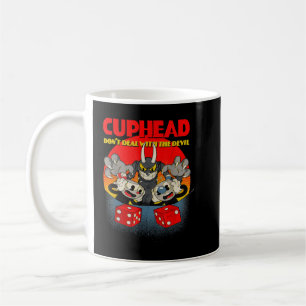 Caneca De Café Jogo de Vídeo do Cuphead and Mugman Devil 