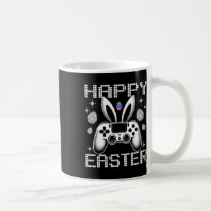 Caneca De Café Jogo de Vídeo Ovos Coelhinhos Páscoa Boinas