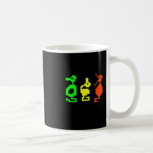 Caneca De Café Jogo de Vídeo Retro Aventura de 8 bits Dragão