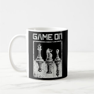 Caneca De Café Jogo De Vintagem De Xadrez Incrível No Grande Mest
