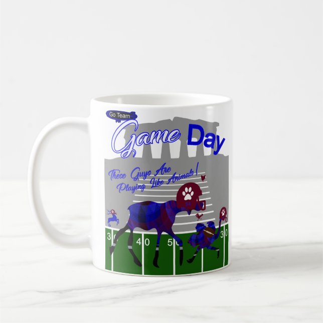 Caneca De Café Jogo Dia de Futebol - Café Mug (Esquerda)