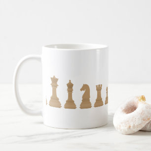 Caneca De Café Jogo do Conselho Chess Piece