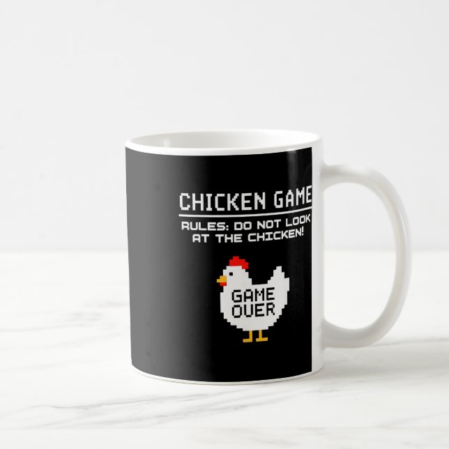 Caneca De Café Jogo do Frango Não Olhe para o Frango Prática Dive (Direita)