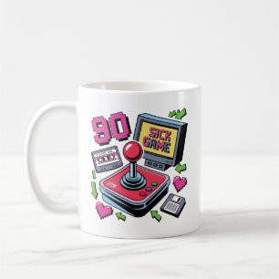 Caneca De Café Jogo doentio dos anos 90