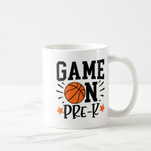 Caneca De Café Jogo Engraçado Em Pré-k Crianças De Basquete Espor