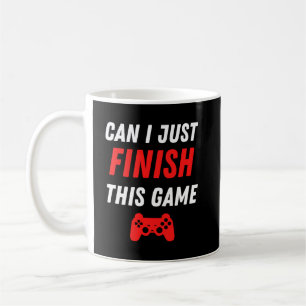 Caneca De Café Jogo Engraçado Posso terminar este jogo?