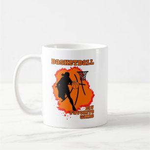 Caneca De Café Jogo Favorito Jogador de Basquete Mulher