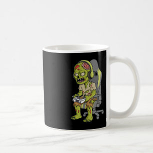 Caneca De Café Jogo Halloween Zombie Assustador Garotos Jovens Ad